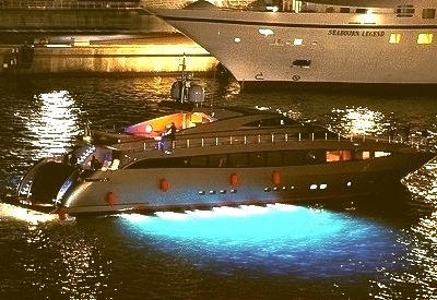Luxury Yacht on the water