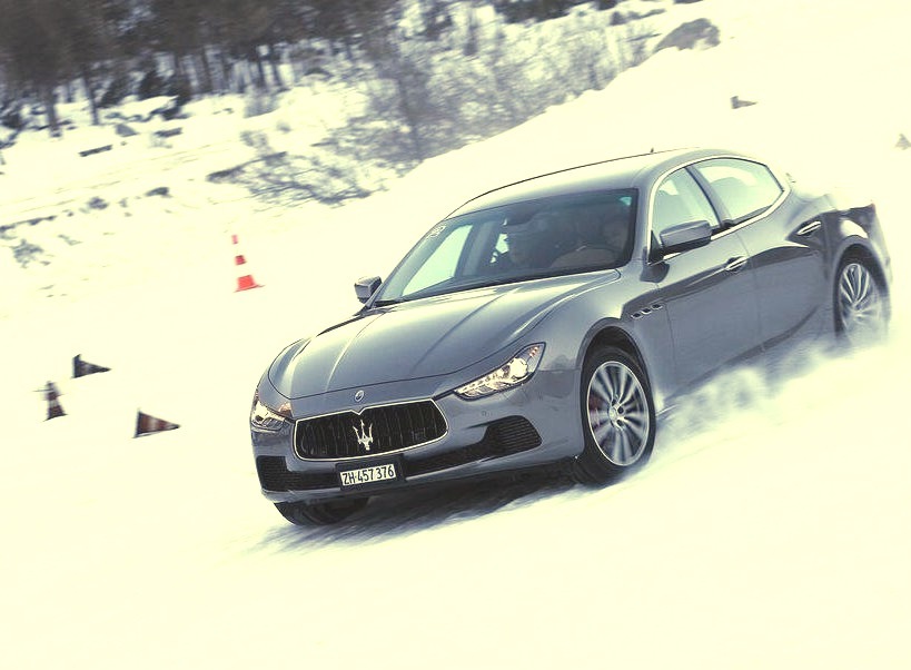 Maserati In the Snowwww.DiscoverLavish.com