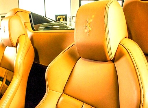 Ferrari Interior Stitched Seat