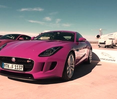 Jaguar and a Private Jet